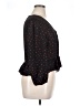 Candie's 100% Polyester Polka Dots Black 3/4 Sleeve Blouse Size XL - photo 4