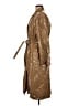 BA&SH 100% Polyurethane Brown Trenchcoat Size Med (2) - photo 5