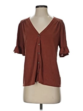 Green Envelope Short Sleeve Henley