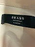 Brass 100% Polyester Tan 3/4 Sleeve Blouse Size L - photo 7