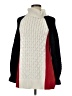 Talbots Color Block White Turtleneck Sweater Size M - photo 1
