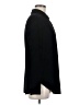 Gap 100% Polyester Solid Black Long Sleeve Blouse Size M - photo 4