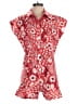 Twenty-29 100% Cotton Red Romper Size S - photo 1