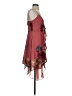 Keepsake 100% Polyester Floral Burgundy Cocktail Dress Size S - photo 4