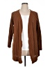 Terra & Sky 100% Polyester Brown Cardigan Size 0X - photo 1