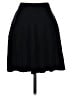 Unbranded Solid Black Casual Skirt Size 24 waist (estimated) - photo 2