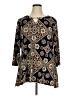 JM Collection Paisley Black Casual Dress Size XL - photo 1