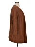 Terra & Sky 100% Polyester Brown Cardigan Size 0X - photo 4