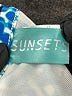Sunsets Print Blue Swimsuit Top Size Lg (34E) - photo 3