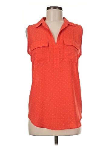 Ann Taylor LOFT Outlet Sleeveless Button-Down Shirt (view 1)