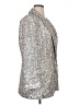 Express Metallic Silver Blazer Size XL - photo 4