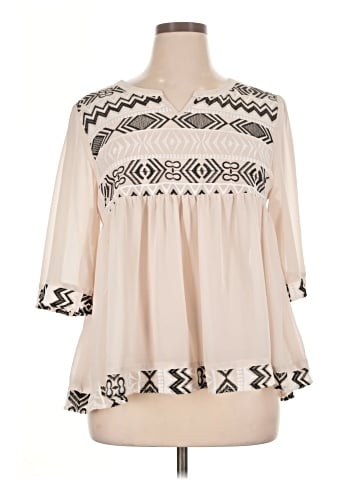 Knox Rose 3/4 Sleeve T-Shirt (view 1)