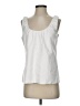 Dolce Cabo 100% Polyurethane White Sleeveless Blouse Size S - photo 1