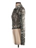 Lioness Animal Print Silver Long Sleeve Top Size S - photo 5