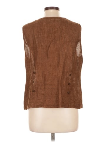 A LINE ANNE KLEIN Sleeveless Button-Down Shirt (view 2)