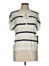 Central Park West Ivory Short Sleeve Turtleneck Size L - photo 1