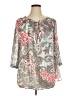 Daniel Rainn Gray 3/4 Sleeve Blouse Size 1X - photo 1
