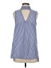 Karlie Blue Sleeveless Blouse Size S - photo 1