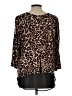 Fever Brown 3/4 Sleeve Blouse Size L - photo 2