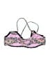 Catalina 100% Polyester Paisley Blue Pink Swimsuit Top Size L - photo 2