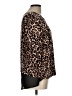 Fever Brown 3/4 Sleeve Blouse Size L - photo 4