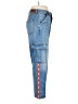 Johnny Was Solid Aztec Or Tribal Print Blue Jeans Size 32 waist - photo 4