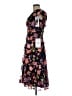 Xscape 100% Polyester Floral Blue Black Cocktail Dress Size 6 - photo 5