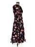 Xscape 100% Polyester Floral Blue Black Cocktail Dress Size 6 - photo 4