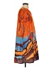 Unbranded Graphic Orange Casual Dress Size S - photo 4