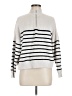 MNG Stripes White Pullover Sweater Size S - photo 1