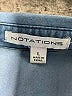 Notations Blue 3/4 Sleeve Button-Down Shirt Size L - photo 7