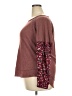 Knox Rose Tweed Burgundy Pullover Sweater Size XXL - photo 5