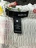 Aqua 100% Polyester Floral White Cocktail Dress Size M - photo 7