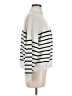 MNG Stripes White Pullover Sweater Size S - photo 4