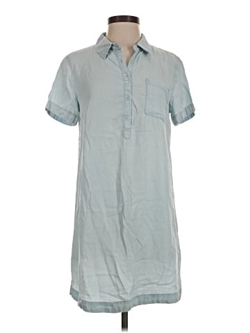 Hem & Thread Short Sleeve Button-Down Shirt (view 1)