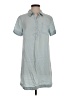 Hem & Thread 100% Tencel Teal Short Sleeve Button-Down Shirt Size S - photo 1