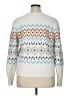 Ann Taylor LOFT Argyle White Pullover Sweater Size XL - photo 2