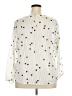 Anthology 100% Polyester Polka Dots Ivory Long Sleeve Blouse Size 18 - photo 2