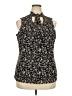 By Design Black Sleeveless Blouse Size 2X - photo 1