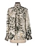 Zara Paisley Ivory Long Sleeve Blouse Size M - photo 2
