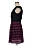 Unbranded 100% Polyester Plaid Purple Casual Dress Size M - photo 5