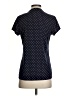 Aria Polka Dots Blue Short Sleeve Blouse Size S - photo 2