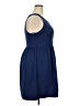 Forever 21 Plus Solid Blue Casual Dress Size 2X Plus - photo 4