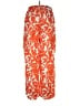 Unbranded 100% Polyester Print Orange Casual Pants Size L - photo 2
