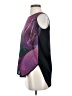 Vida Floral Purple Sleeveless Blouse Size S - photo 5