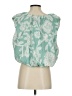 Ann Taylor LOFT Green Sleeveless Blouse Size S - photo 2