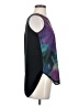 Vida Floral Purple Sleeveless Blouse Size S - photo 4
