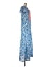 Roller Rabbit 100% Cotton Paisley Blue Casual Dress Size M (estimated) - photo 4