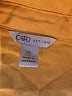 Cato Yellow Short Sleeve Blouse Size XL - photo 7