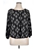 Chico's 100% Polyester Black 3/4 Sleeve Blouse Size XL (3) - photo 1